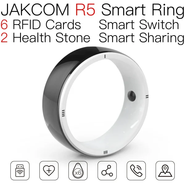 JAKCOM R5 Smart Ring New arrival as 125 rfid coil sticker smart iot device rf copy elevator tags ring 55323 1