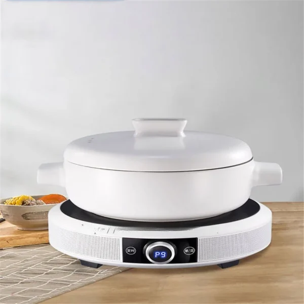 Household Explosion Electromagnetic Stove Intelligent Round Electric Flame Furnace Electric Ceramic Plastic Ce Commercial 1 YEAR 3