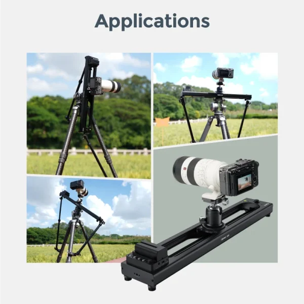 Accsoon Toprig S40 S60 Electric slider rail for video SLR tripod Support surround follow focus Free DHL shipping 6