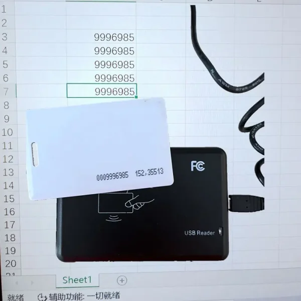 10pcs/lot USB EM4100 125khz RFID ID Card Reader For First 10 Digital No need Drive or Software Security & Protection IoT Devices 6