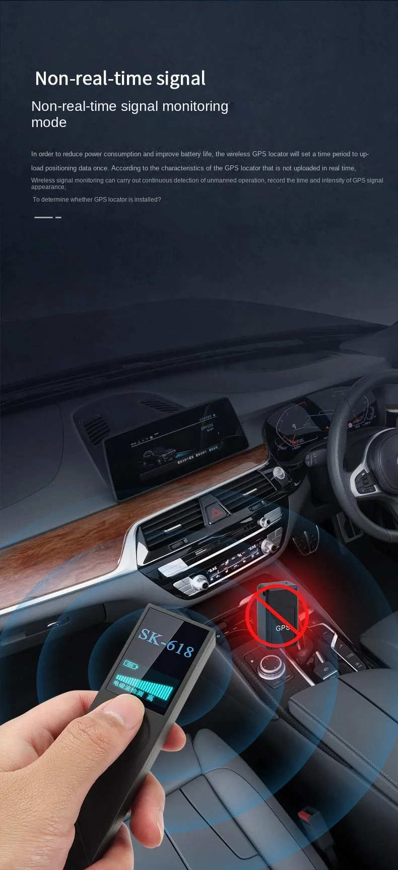 Anti-candid Camera RF Detector Anti Thef Eavesdropping Monitor SIM Wireless WIFI Signal Inspect Finder GPS Jammer Hotel Detector 5