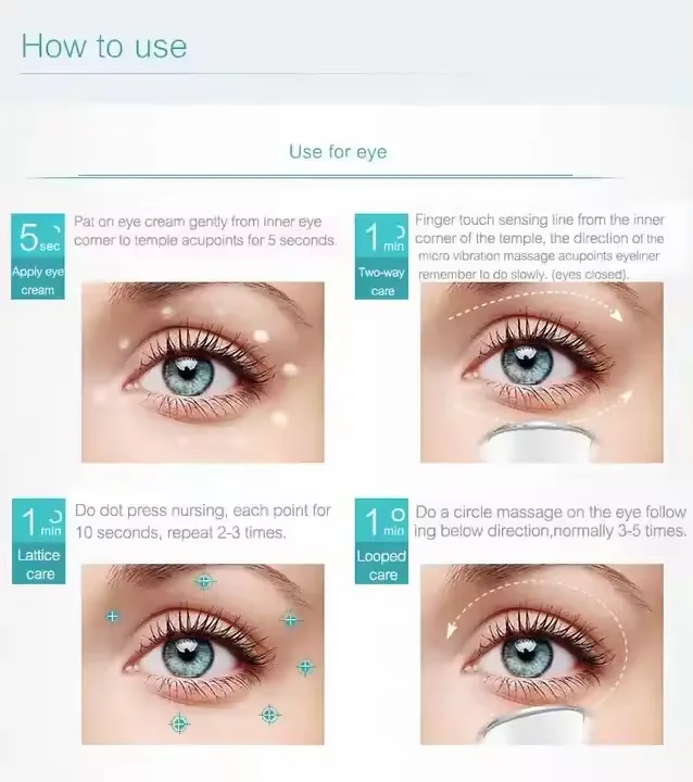 Four in one facial phototherapy skincare tools and other household beauty equipment 6