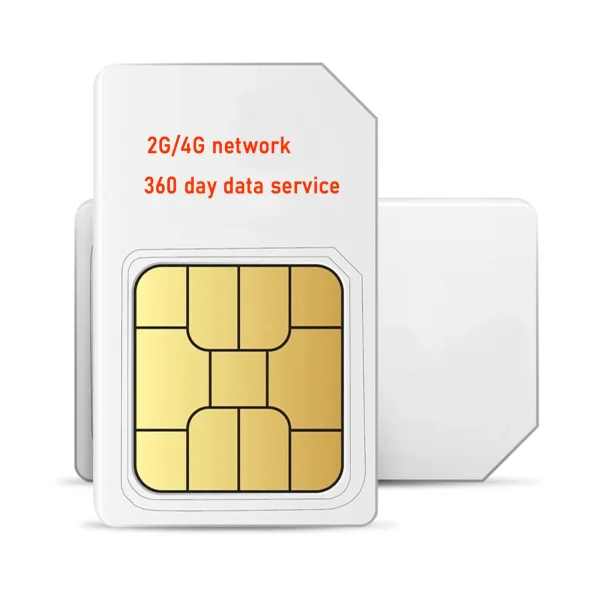 Pet GPS collar 4G SIM card Asia universal 360MB data IoT device fit GPS tracker 360 days service support 2G/3G/4G network 1