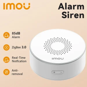 IMOU Smart Life WiFi Siren Alarm 85dB Loud Speaker ZigBee 3.0 with Strobe Flash Siren Long Endurance for Home Security System 1